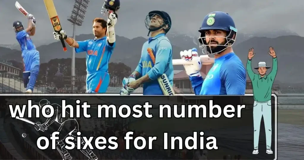 most sixes in international cricket by Indian