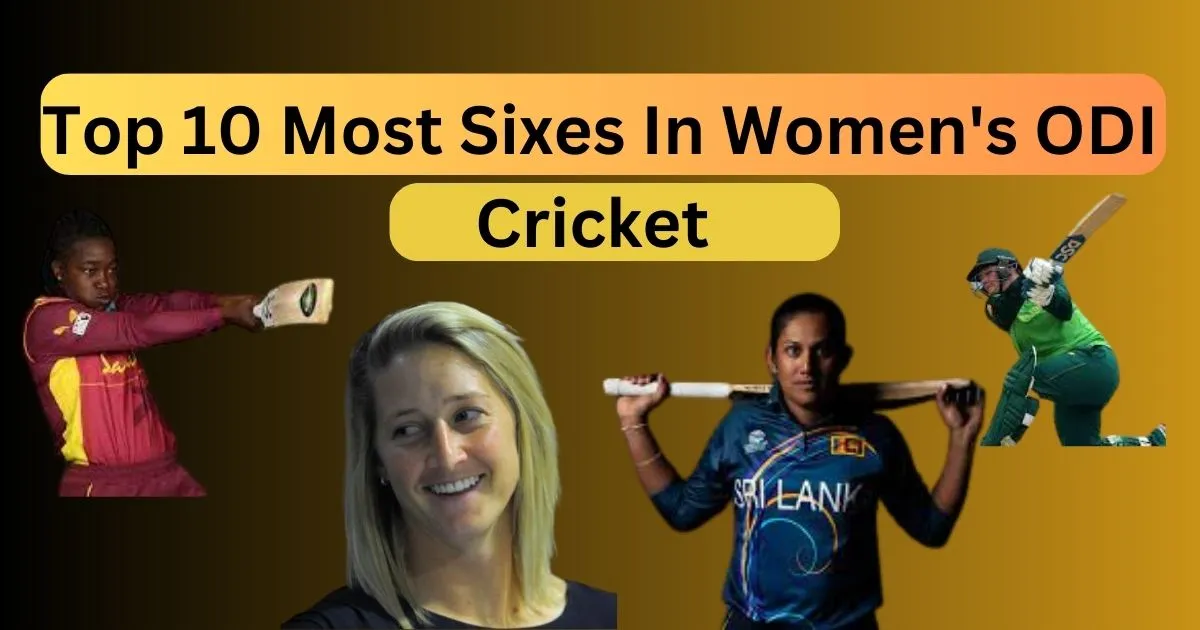 Most Sixes In Women's ODI Cricket
