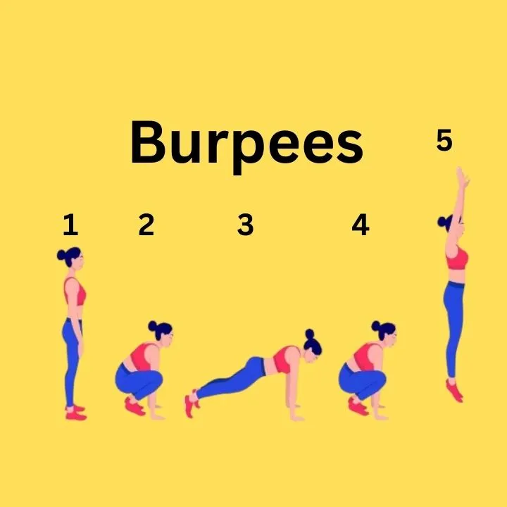 30 minutes hiit workout: Burpees
