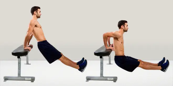 7 best chest workouts for men at home”- dips