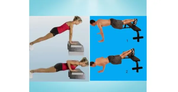 the 7 Best chest and abs workout at home incline and decline pushups